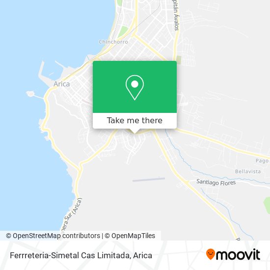 Mapa de Ferrreteria-Simetal Cas Limitada