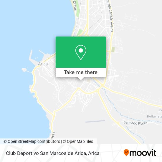 Club Deportivo San Marcos de Arica map