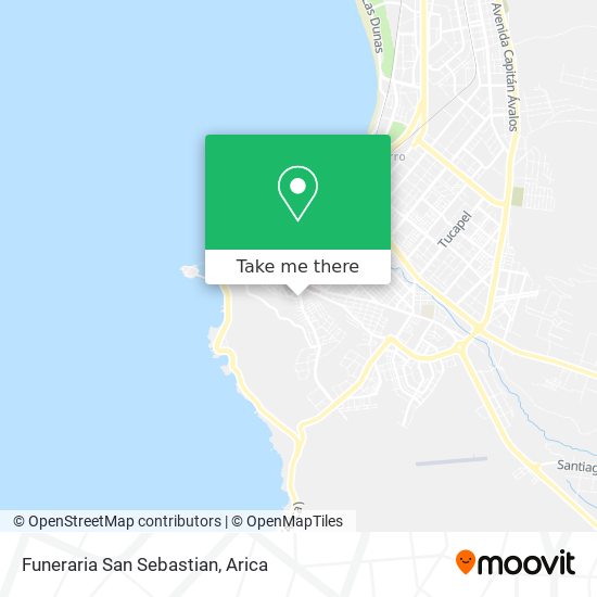 Mapa de Funeraria San Sebastian