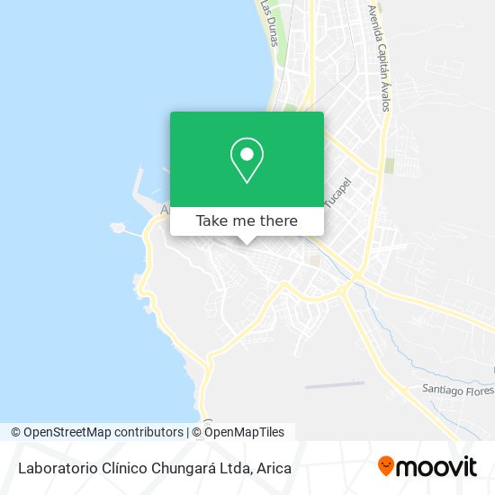 Mapa de Laboratorio Clínico Chungará Ltda