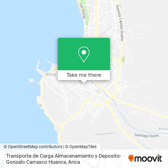 Transporte de Carga Almacenamiento y Deposito-Gonzalo Carrasco Huanca map