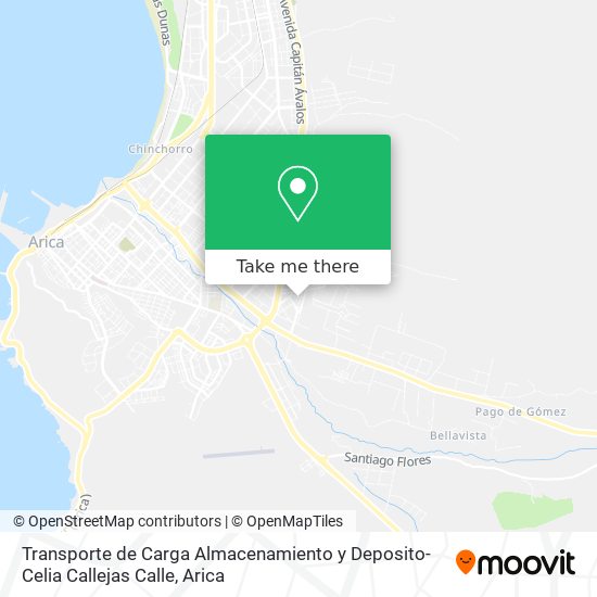 Transporte de Carga Almacenamiento y Deposito-Celia Callejas Calle map