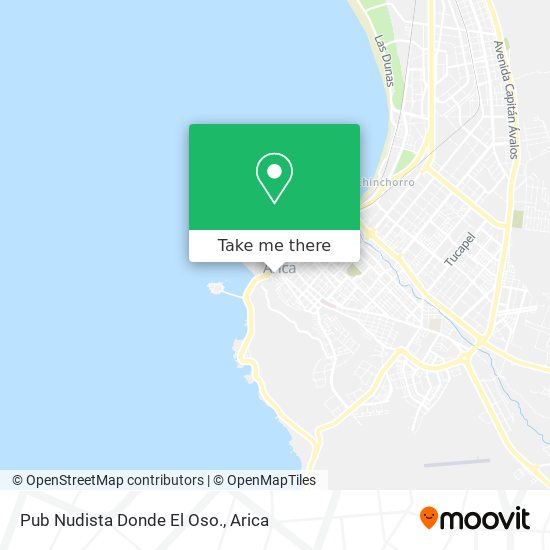 Mapa de Pub Nudista Donde El Oso.
