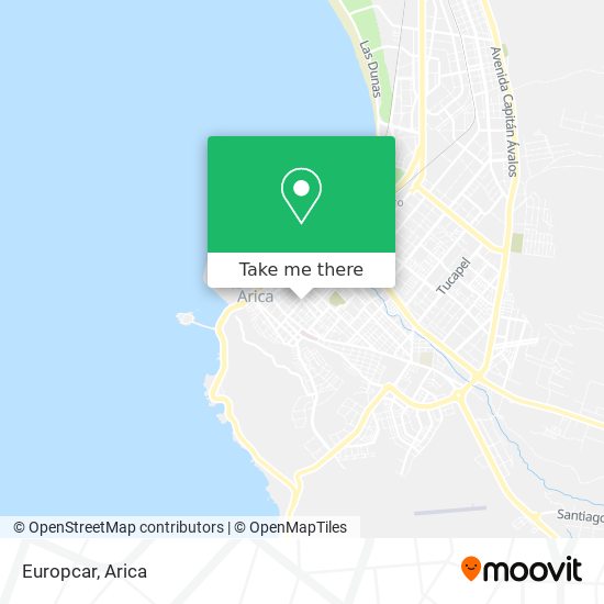 Europcar map