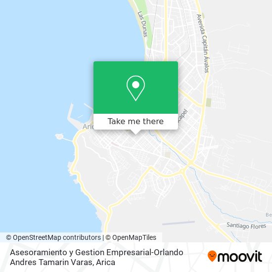 Asesoramiento y Gestion Empresarial-Orlando Andres Tamarin Varas map