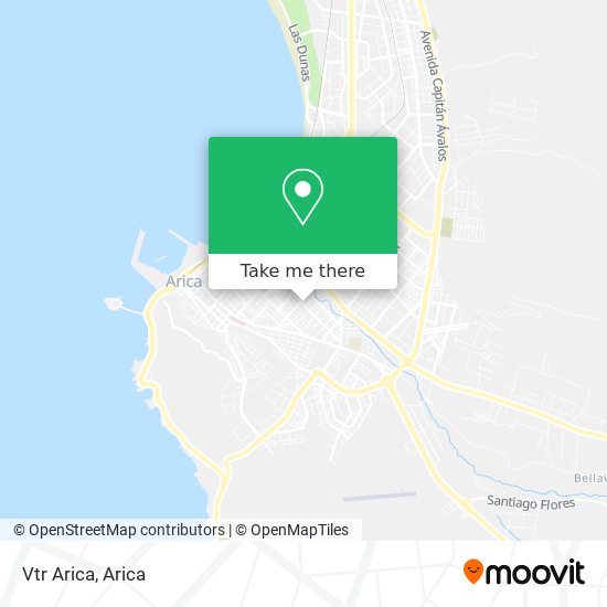 Vtr Arica map