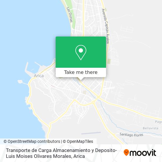 Transporte de Carga Almacenamiento y Deposito-Luis Moises Olivares Morales map