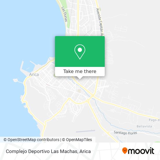 Complejo Deportivo Las Machas map