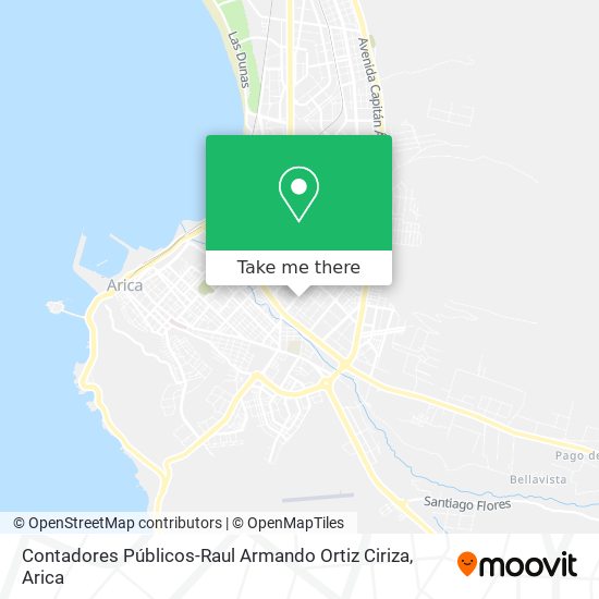 Contadores Públicos-Raul Armando Ortiz Ciriza map