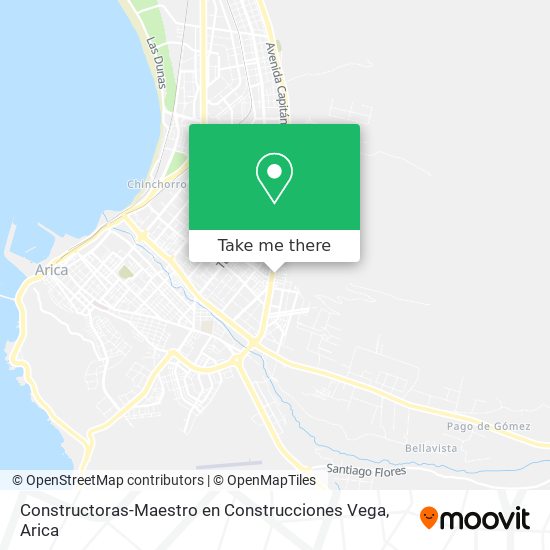 Mapa de Constructoras-Maestro en Construcciones Vega
