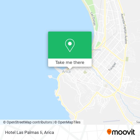 Hotel Las Palmas Ii map