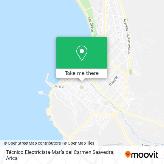Mapa de Técnico Electricista-María del Carmen Saavedra