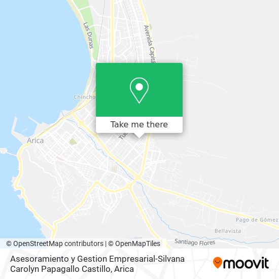 Asesoramiento y Gestion Empresarial-Silvana Carolyn Papagallo Castillo map