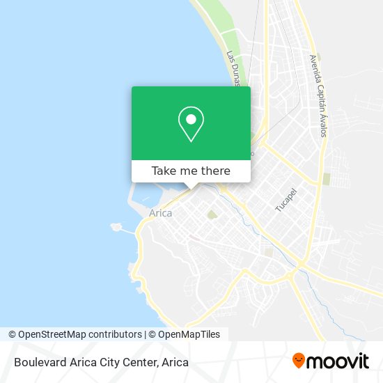 Boulevard Arica City Center map