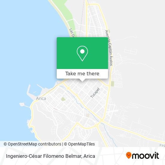Mapa de Ingeniero-César Filomeno Belmar