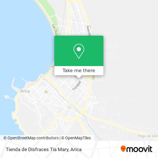 Tienda de Disfraces Tía Mary map