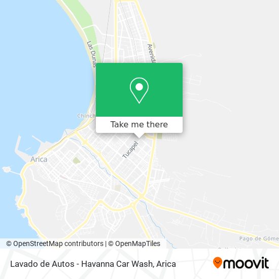 Mapa de Lavado de Autos - Havanna Car Wash