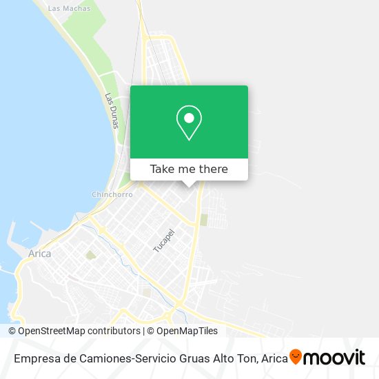 Mapa de Empresa de Camiones-Servicio Gruas Alto Ton