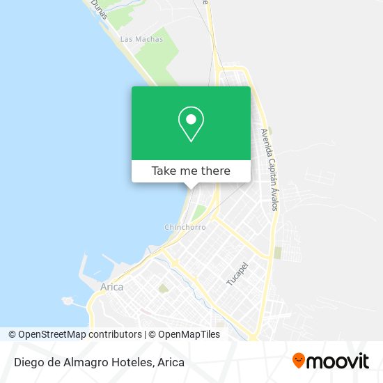 Diego de Almagro Hoteles map