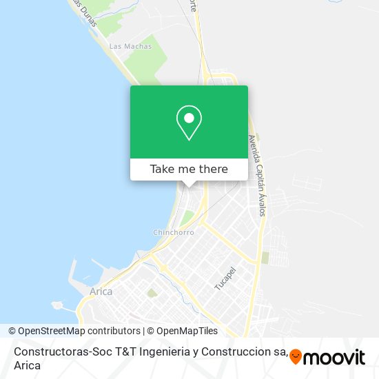 Constructoras-Soc T&T Ingenieria y Construccion sa map