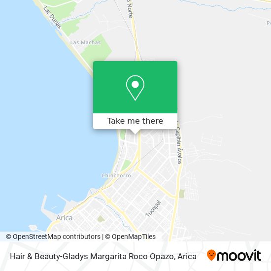 Hair & Beauty-Gladys Margarita Roco Opazo map