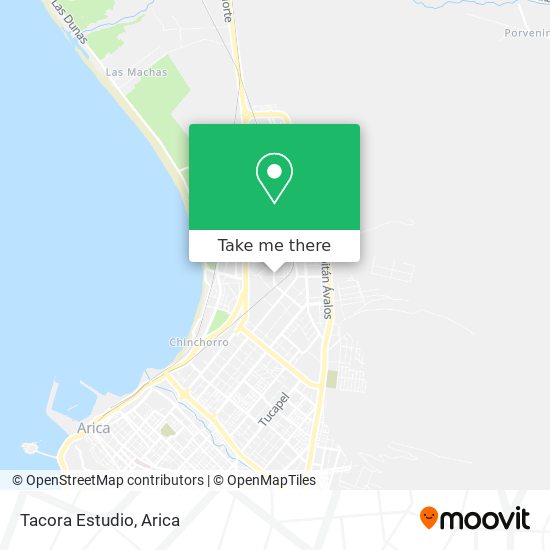 Mapa de Tacora Estudio