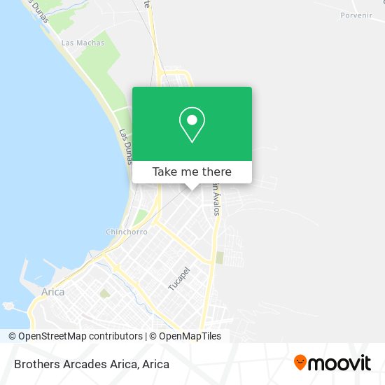Mapa de Brothers Arcades Arica