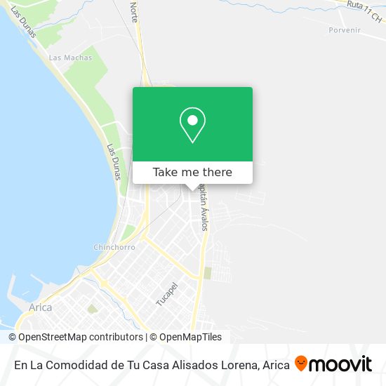 En La Comodidad de Tu Casa Alisados Lorena map
