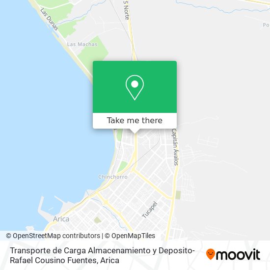 Transporte de Carga Almacenamiento y Deposito-Rafael Cousino Fuentes map