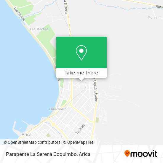 Parapente La Serena Coquimbo map