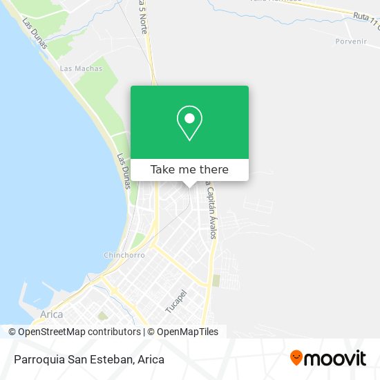 Parroquia San Esteban map