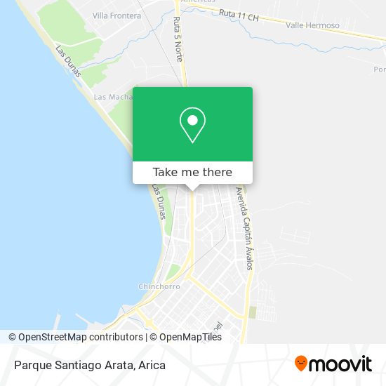 Mapa de Parque Santiago Arata