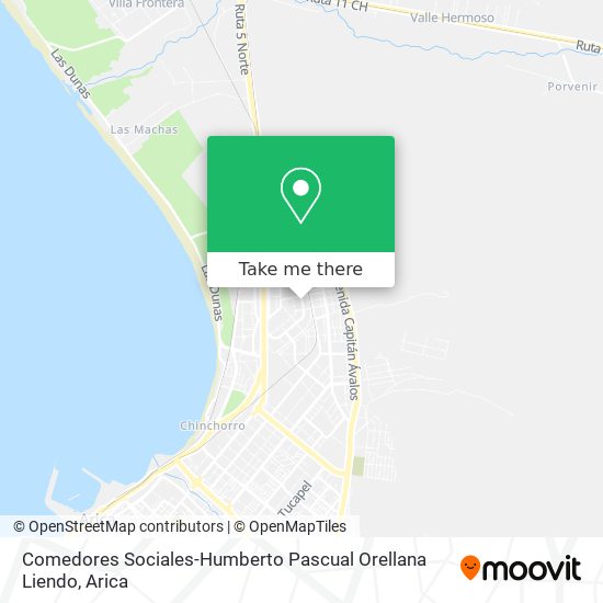 Comedores Sociales-Humberto Pascual Orellana Liendo map