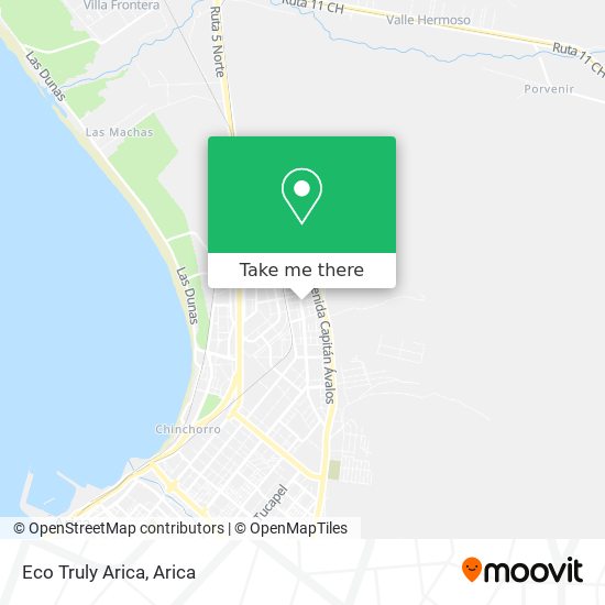 Mapa de Eco Truly Arica