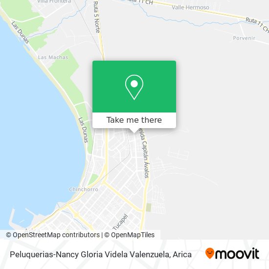 Peluquerias-Nancy Gloria Videla Valenzuela map