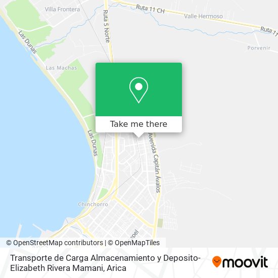 Transporte de Carga Almacenamiento y Deposito-Elizabeth Rivera Mamani map