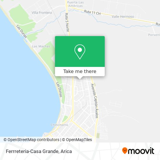 Mapa de Ferrreteria-Casa Grande