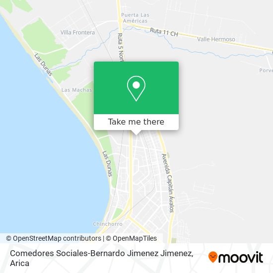 Comedores Sociales-Bernardo Jimenez Jimenez map