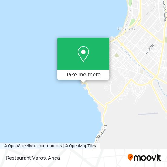 Restaurant Varos map