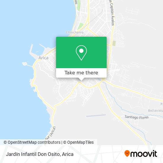 Jardín Infantil Don Osito map