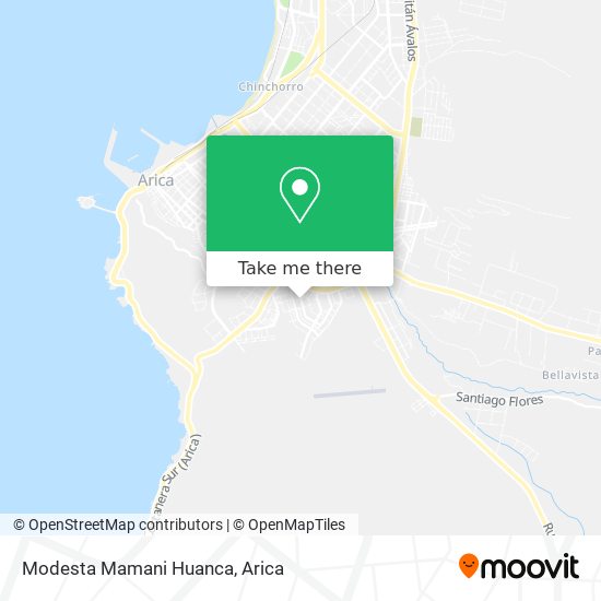 Modesta Mamani Huanca map