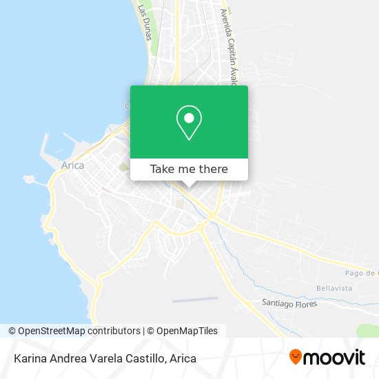 Karina Andrea Varela Castillo map