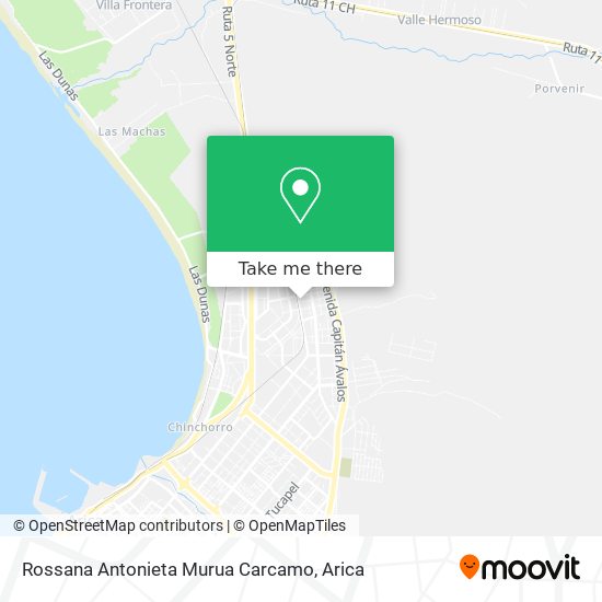 Rossana Antonieta Murua Carcamo map
