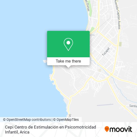 Mapa de Cepi Centro de Estimulación en Psicomotricidad Infantil