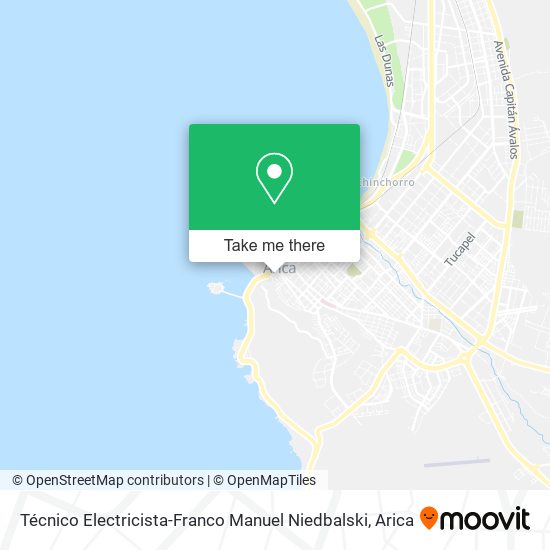 Técnico Electricista-Franco Manuel Niedbalski map