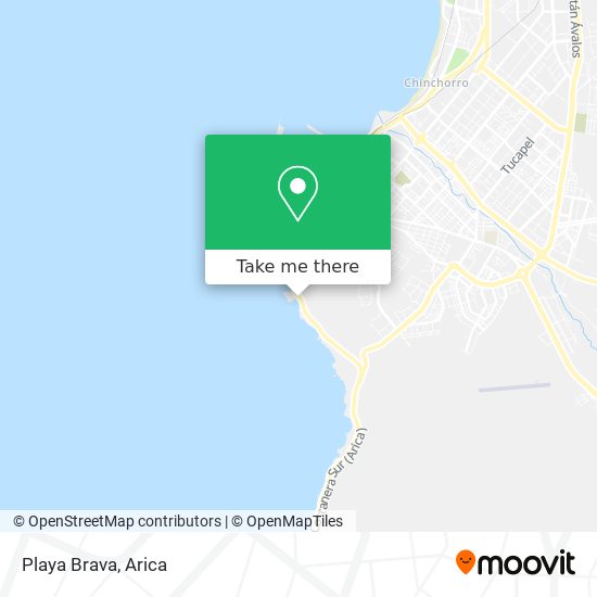 Playa Brava map