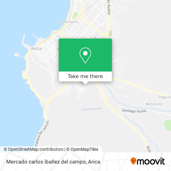 Mapa de Mercado carlos ibañez del campo