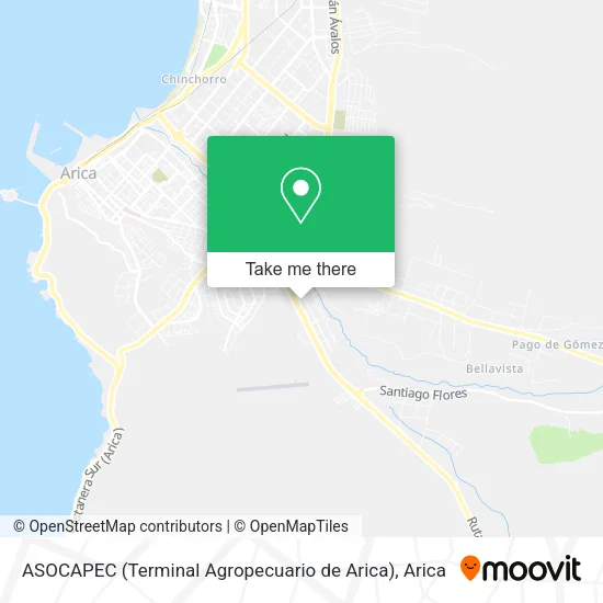 ASOCAPEC (Terminal Agropecuario de Arica) map
