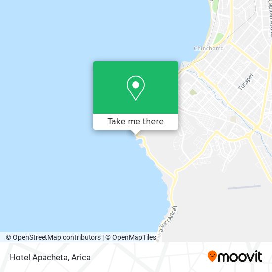 Hotel Apacheta map