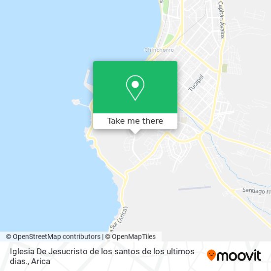 Iglesia De Jesucristo de los santos de los ultimos dias. map